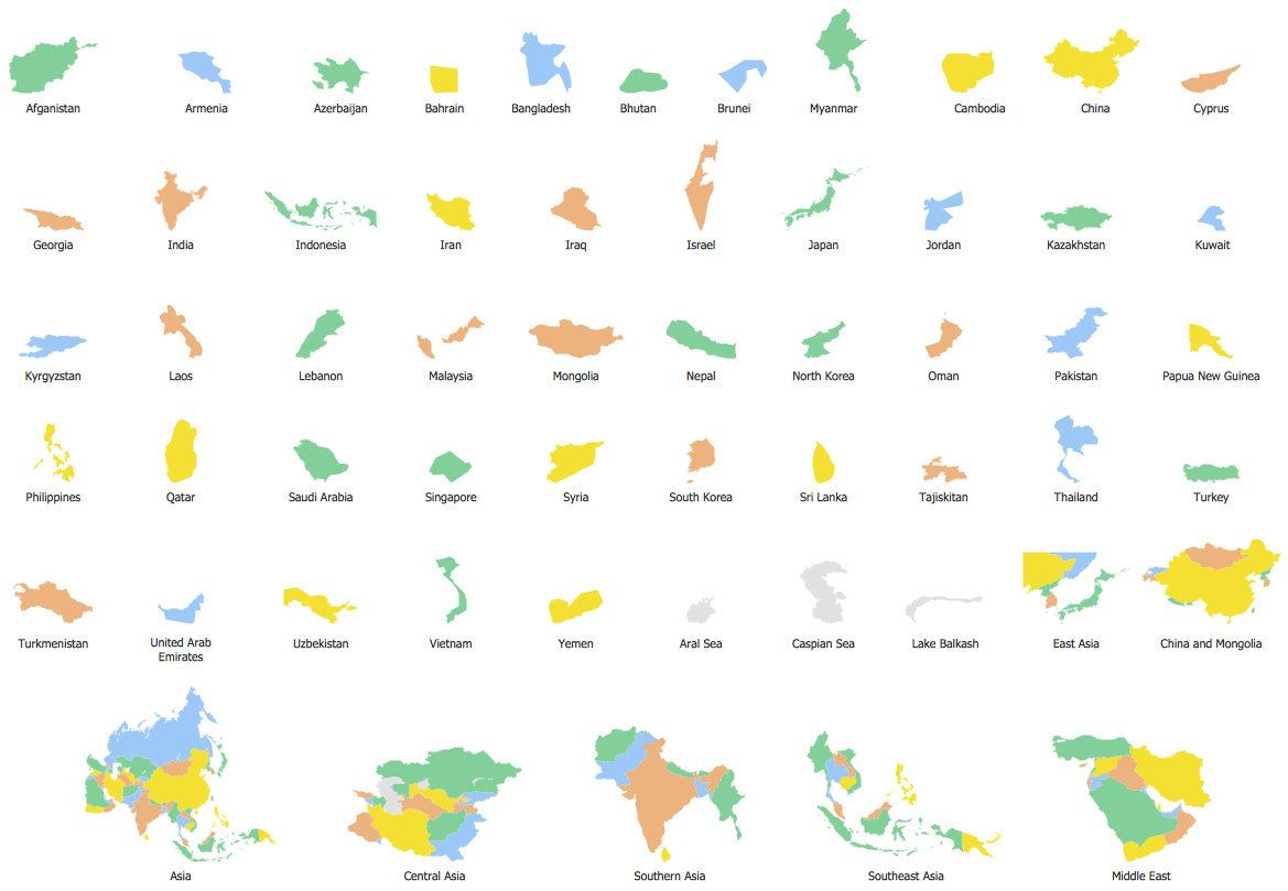 Geo Map - Asia - Turkmenistan