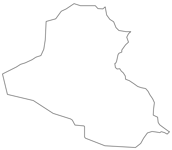 Geo Map - Asia - Iraq Contour