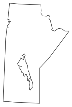 Geo Map - Canada - Manitoba Contour