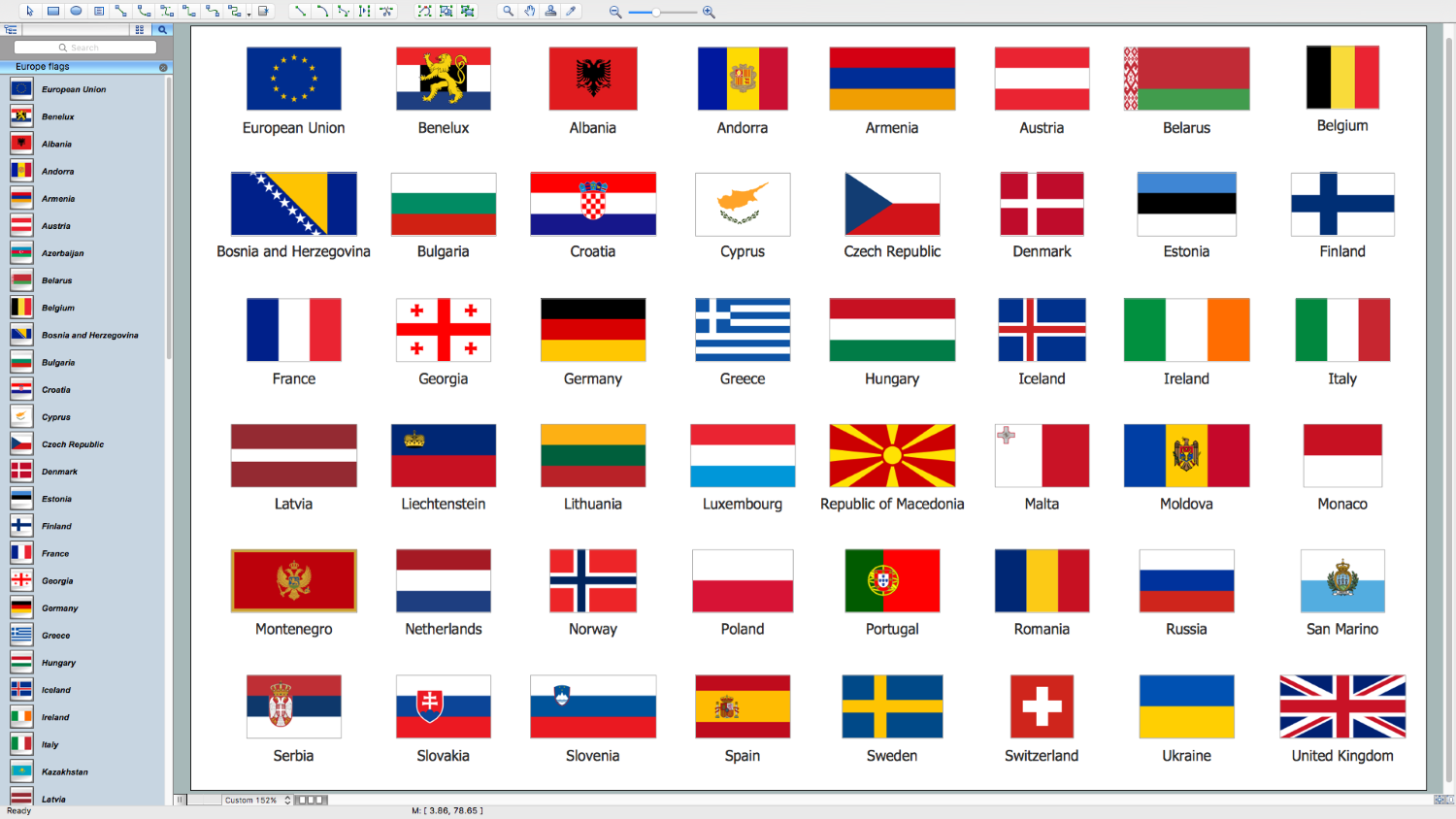 Design elements - Europe flags