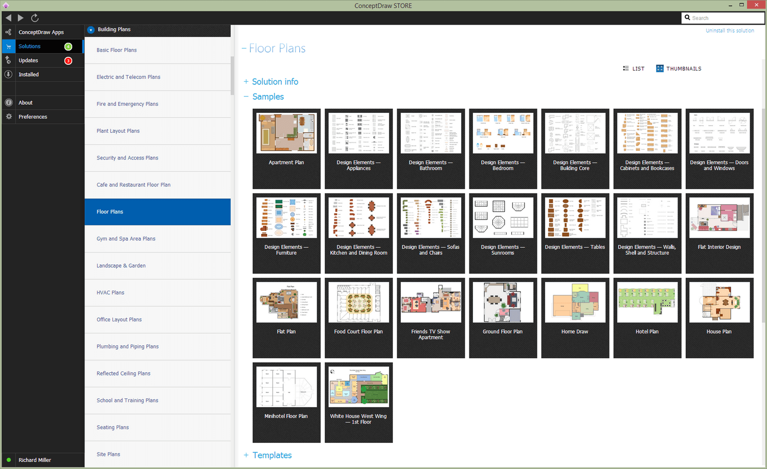 Building Plans Solution from ConceptDraw STORE