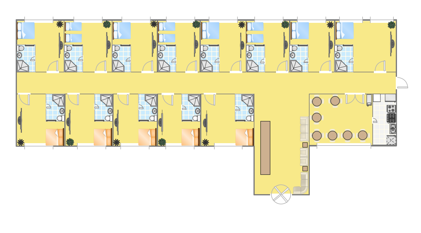 Hotel Plan Hotel Plan Examples Hostel Wiring Circuit