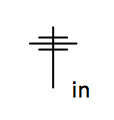 Electrical symbols Digital Inside Antenna