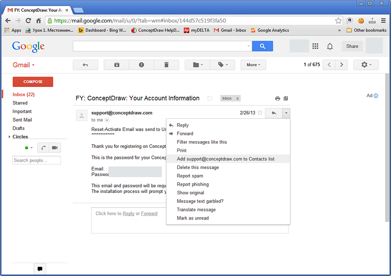 safe sender list gmail