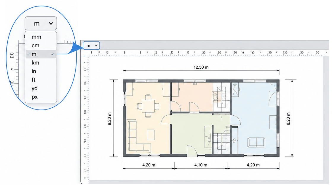 Change measurement units and drawing scale in ConceptDraw DIAGRAM