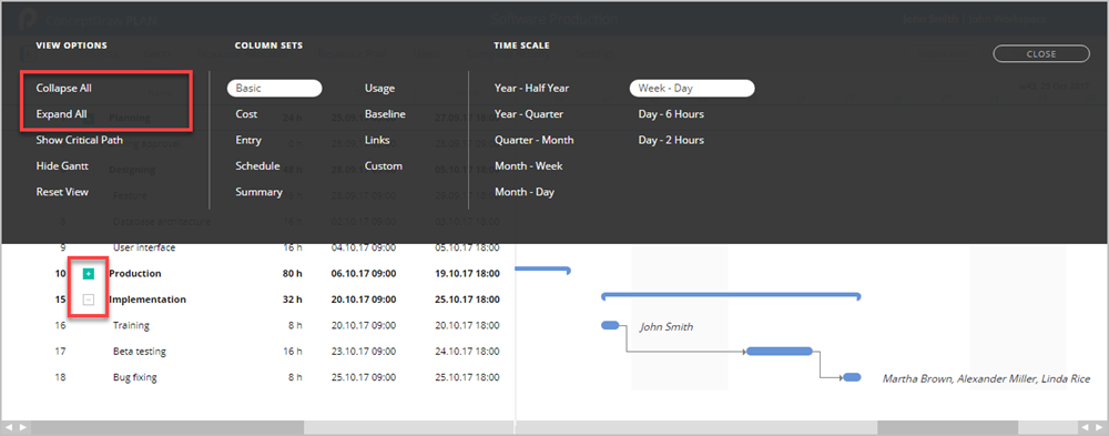 How to Customize the Appearance of the Project Window