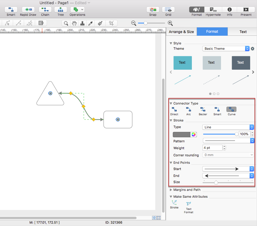 how-to-connect-objects-in-diagram-on-mac