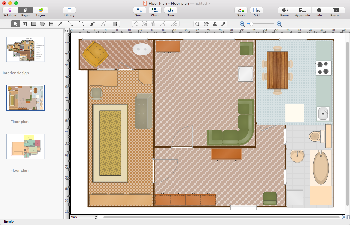 Convert a Floor Plan to PDF ConceptDraw HelpDesk