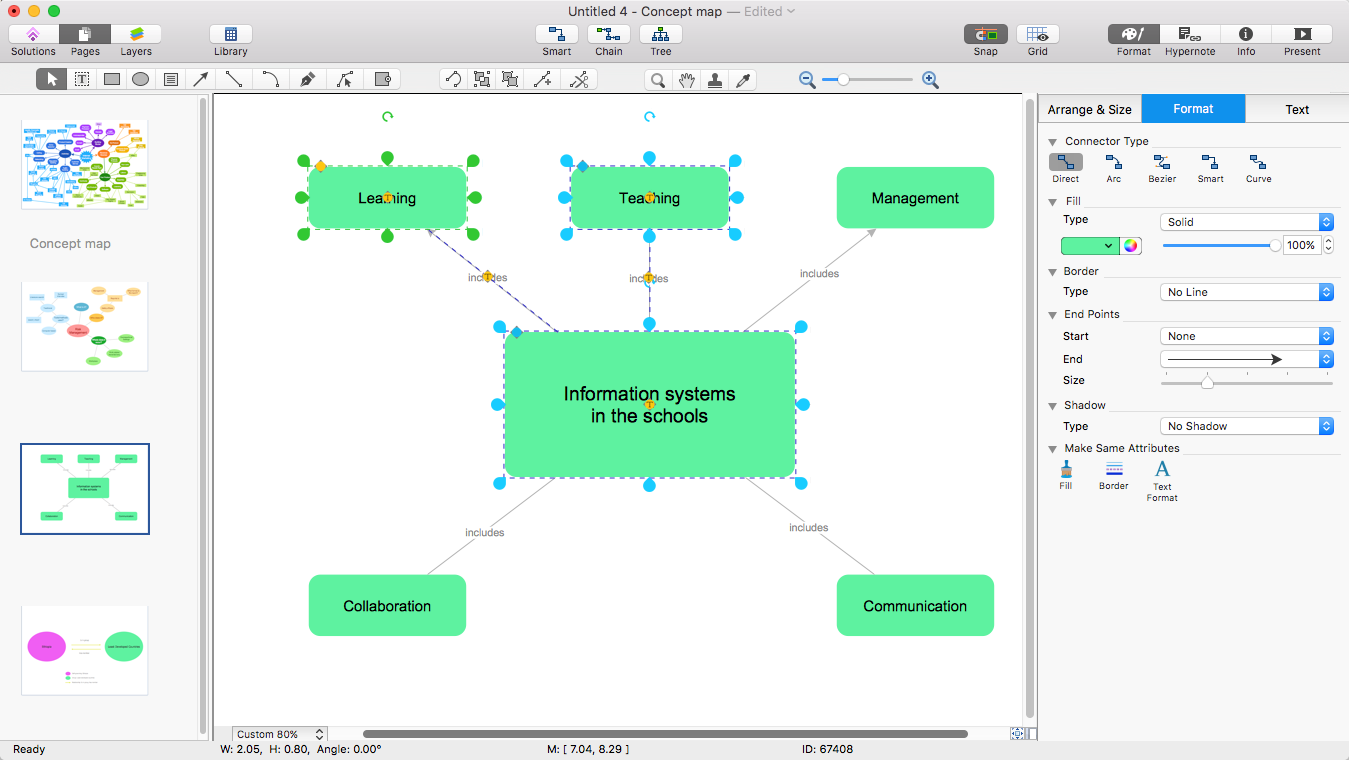 Free Concept Map Template Powerpoint