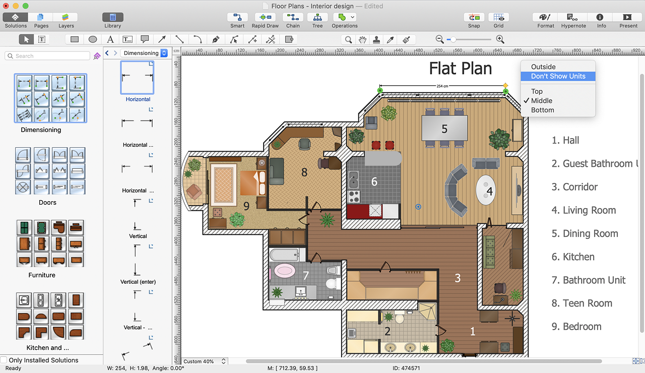 PowerPoint Presentation Of A Floor Plan ConceptDraw HelpDesk powerpoint-presentation-of-a-floor-plan-conceptdraw-helpdesk