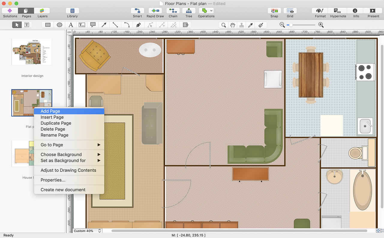 PowerPoint Presentation of a Floor Plan ConceptDraw HelpDesk