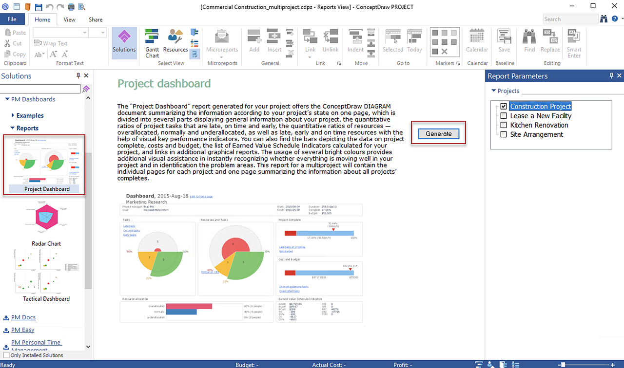 project-dashboard-on-windows