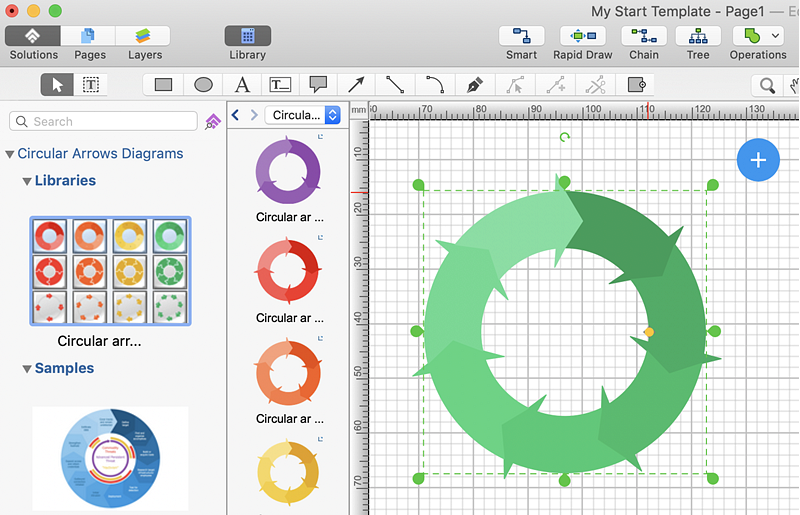 circular arrows diagram