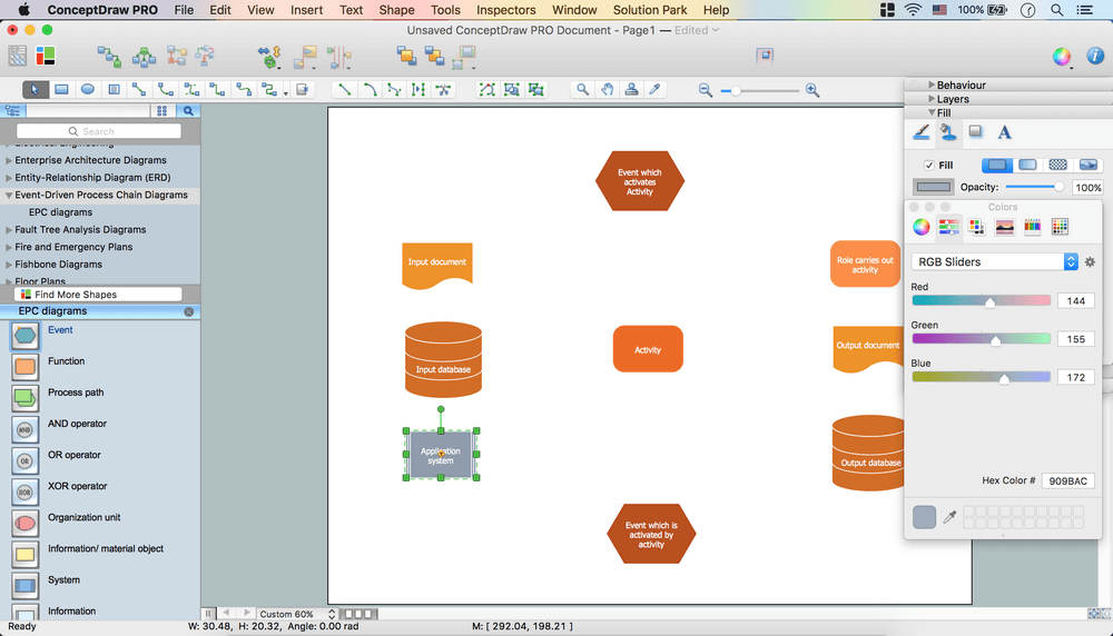 Creating EPC Diagram