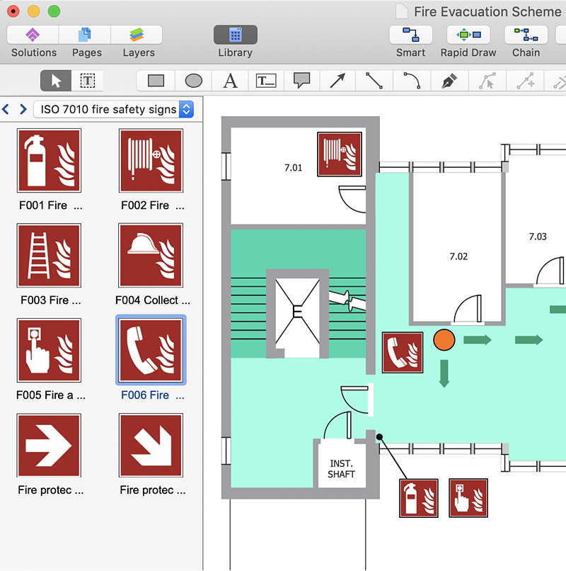 Floor Plan Emergency Exit / Emergency Plan Software Make