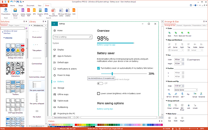 How to Design a Mockup of Windows 10 User Interface *