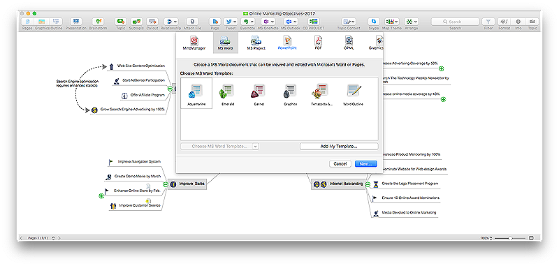 export-mindmap-to-word