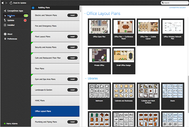 install-conceptdraw-free-solution