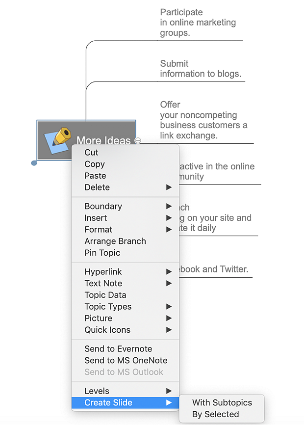 how-to-present-mind-map-with-multiple-main-ideas