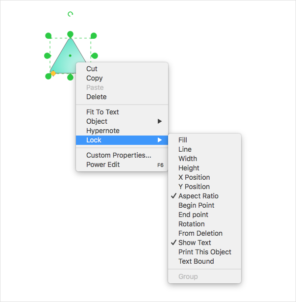 locked objects in ConceptDraw PRO