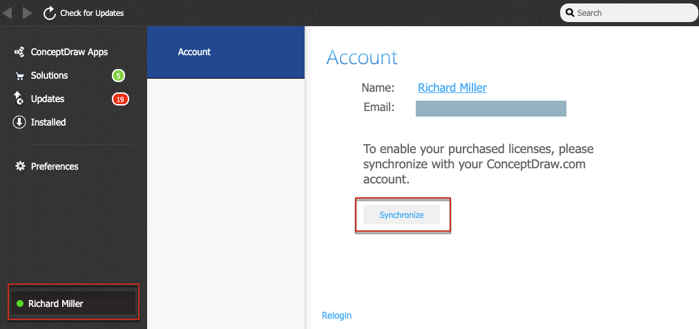 synchronized-conceptdraw-account
