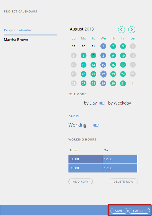 How to Manage an Individual Project Resource Calendar