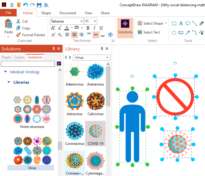 Creating  Medical Virology Infographics