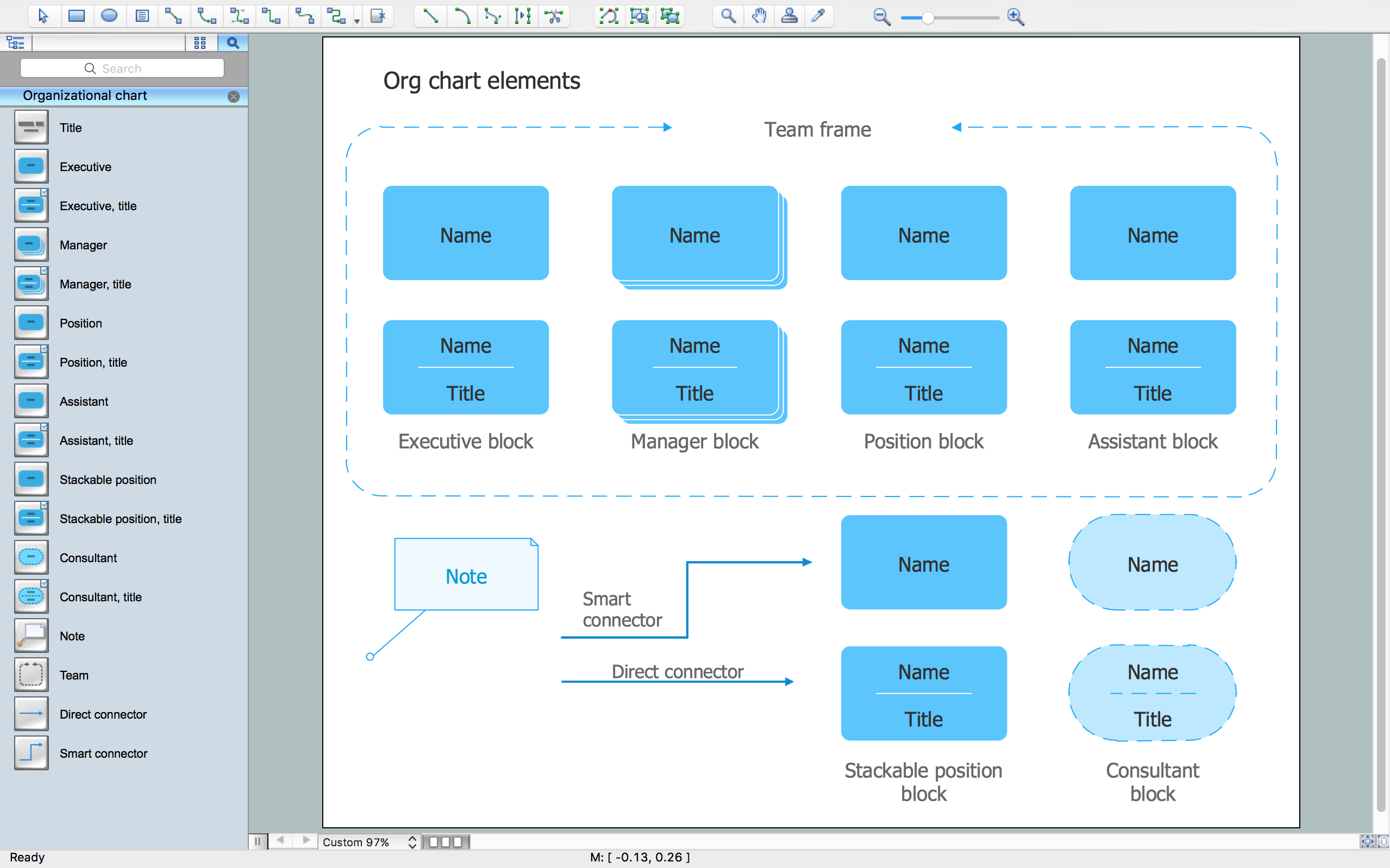 Company Chart Template
