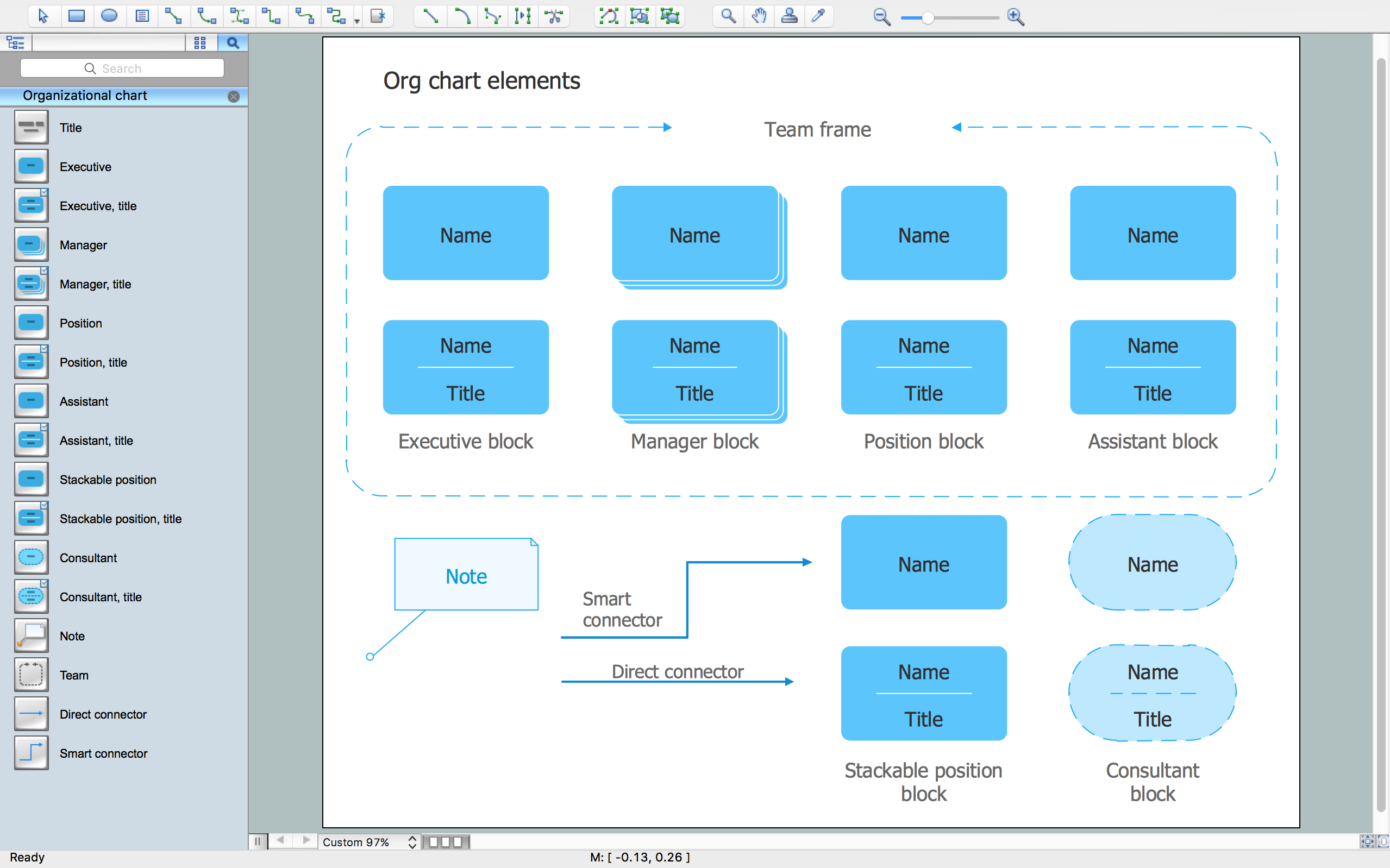 Organizational Chart Template Free Download