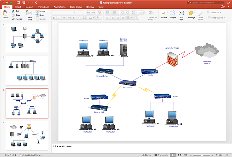 How To Add A Computer Network Diagram To A Powerpoint Presentation How To Add A Wireless Network Diagram To A Powerpoint Presentation How To Add A Telecommunication Network Diagram To