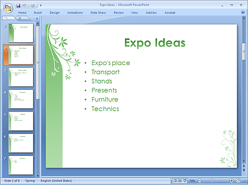 Create PowerPoint Text Slides from Mind Maps