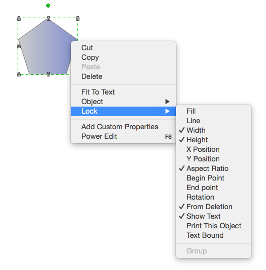 locked objects in ConceptDraw PRO