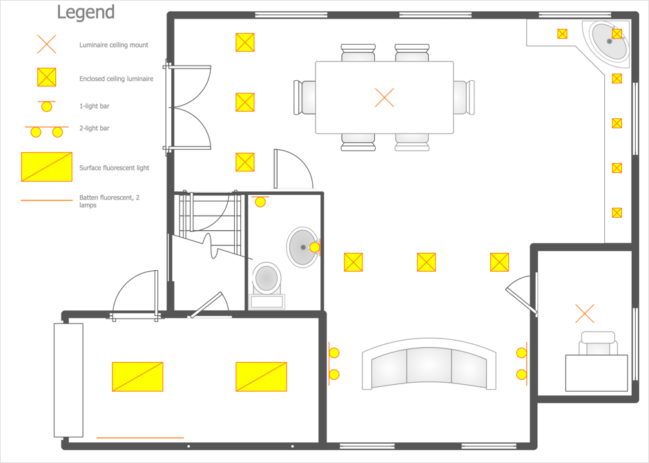 Creating a Reflected Ceiling Plan ConceptDraw HelpDesk