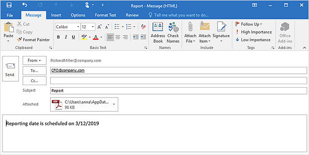 How to Send an Outlook  Email From a Mind Map