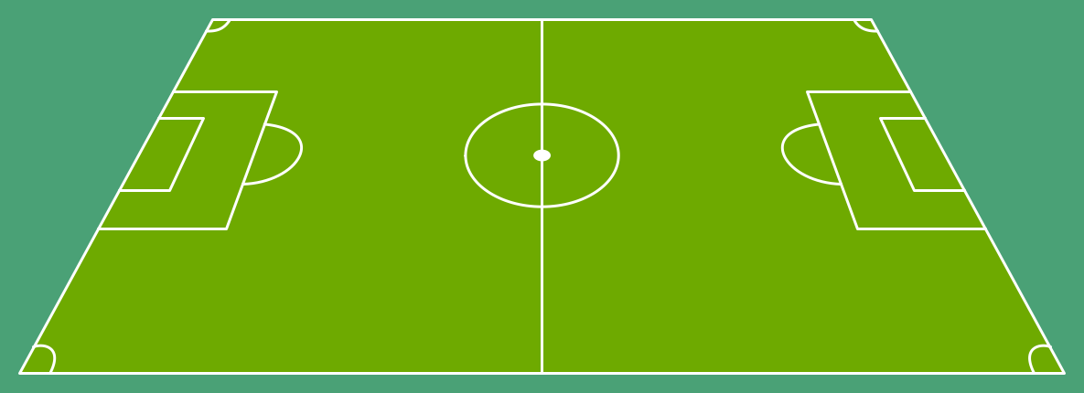 Sideline View Soccer (Football) Field