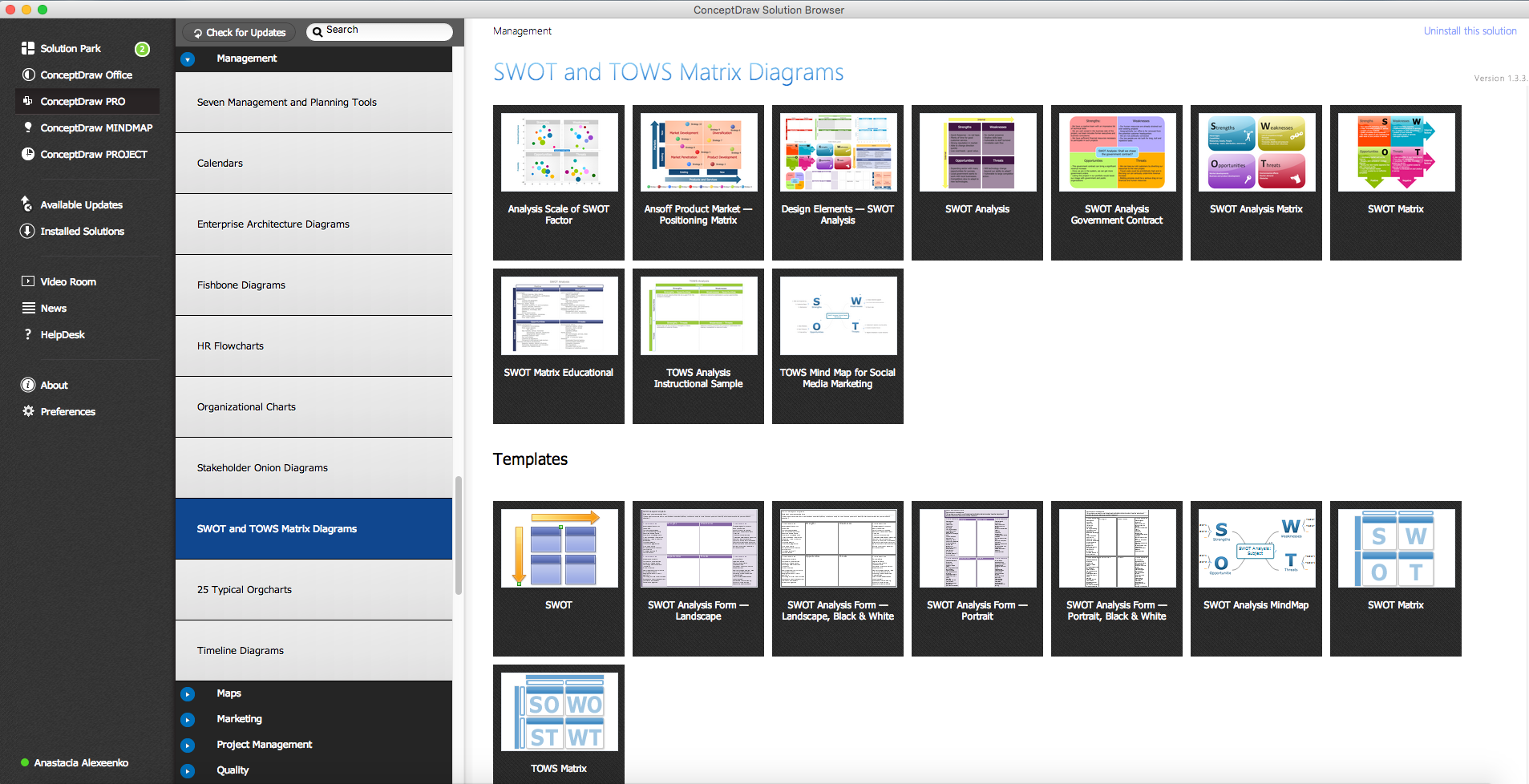 swot template microsoft office