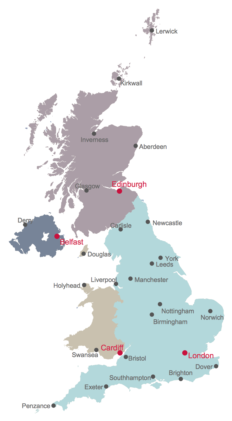 British Isles Map British Isles Map