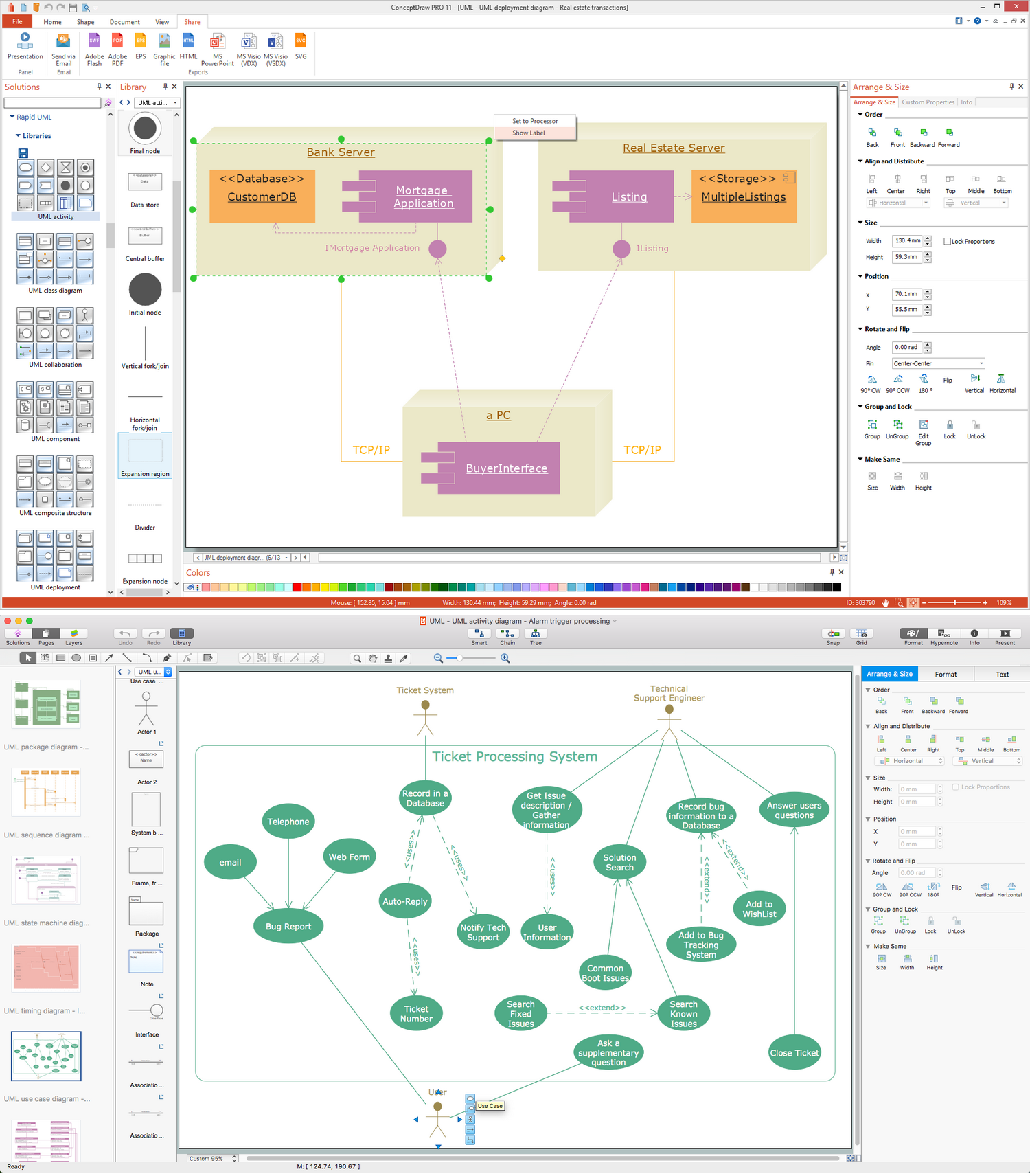 UML Business Process Software