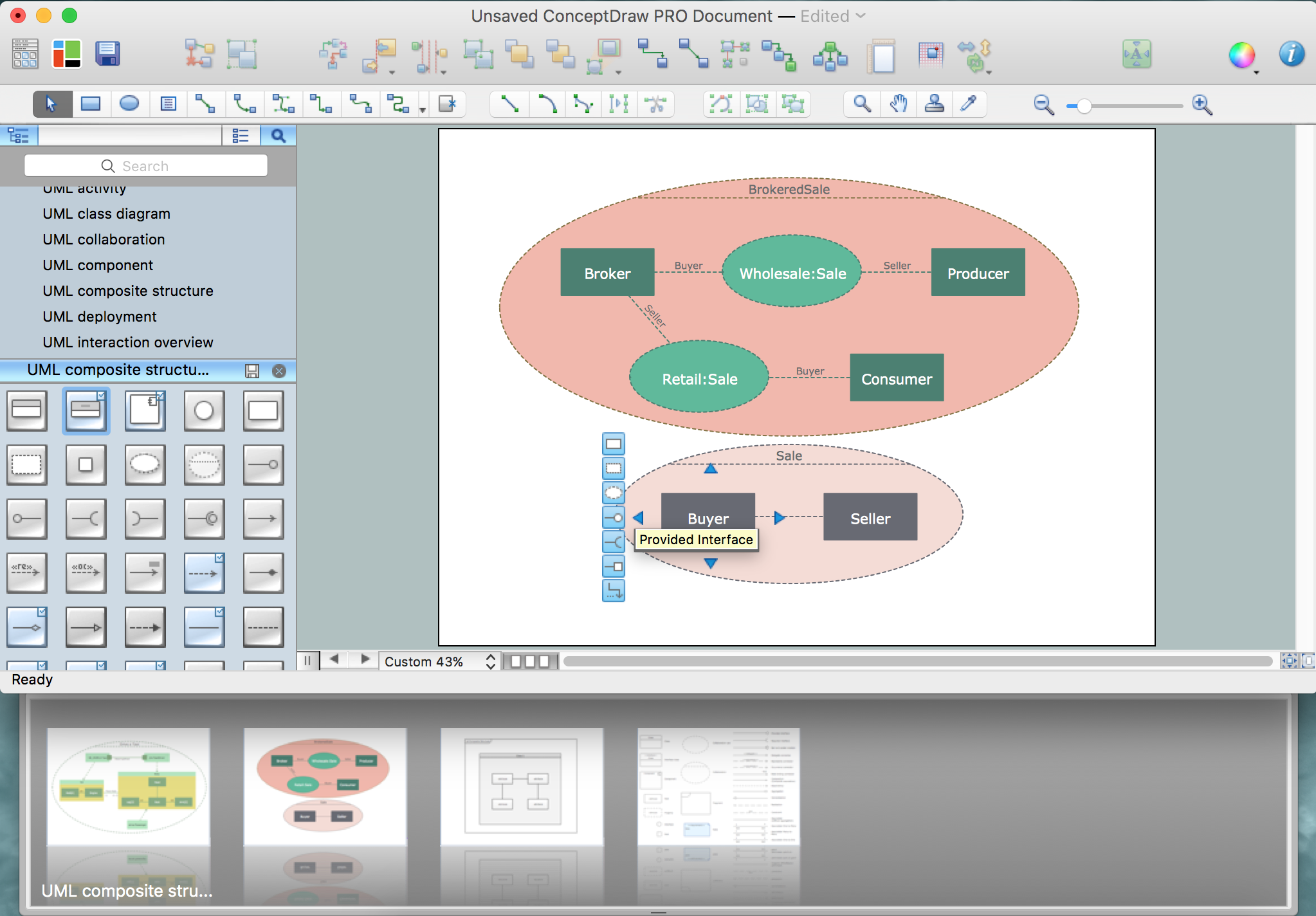 UML Composite Structure Diagram