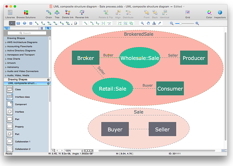 edit grouped objects mac