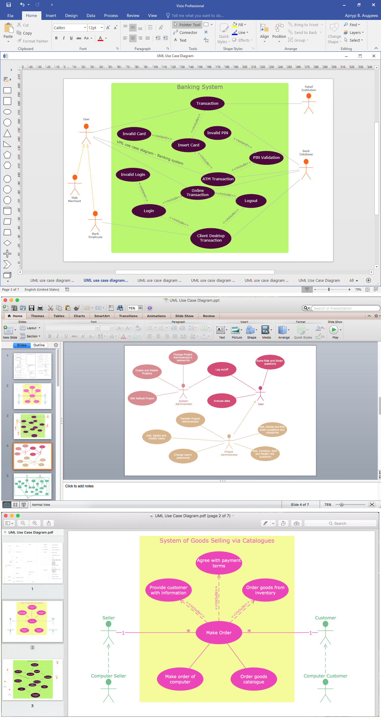 Visio 2000 Uml Diagrams