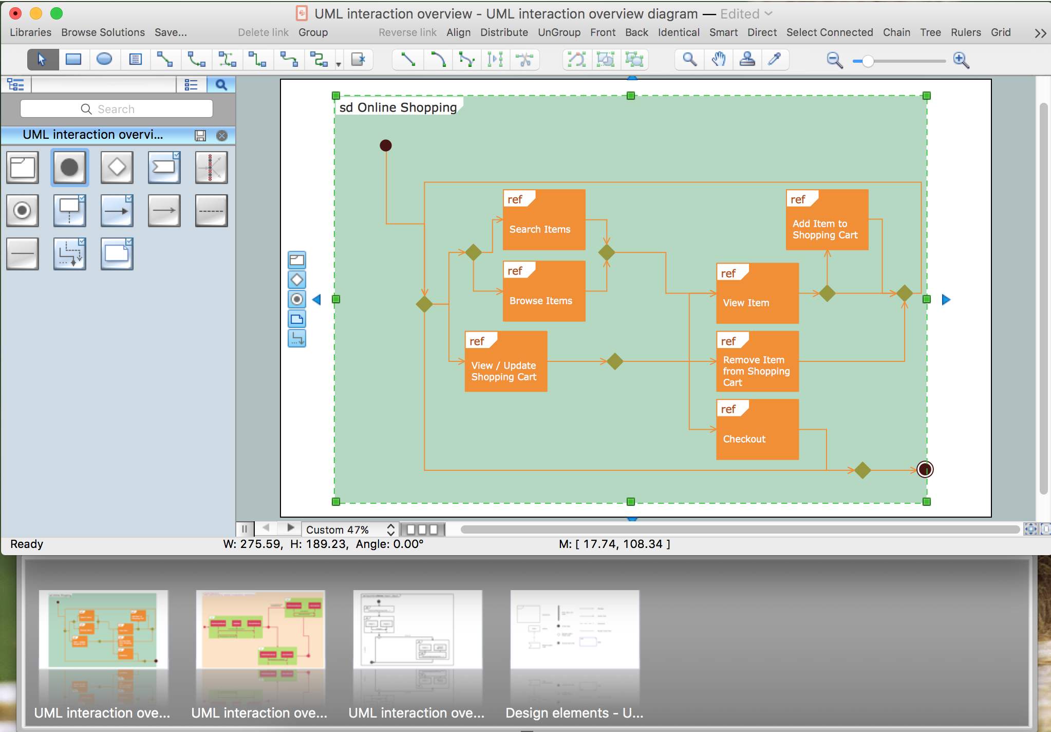 UML Interaction Overview Diagram, Design Elements