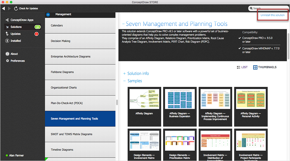 How to Uninstall ConceptDraw Products on macOS *