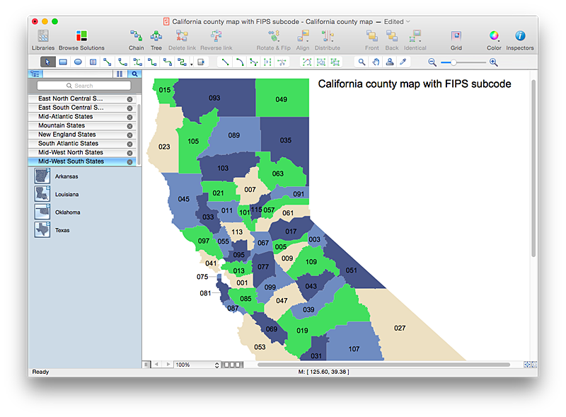 conceptdraw-united-states-mapping-solution