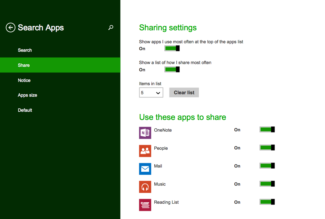 Windows 8 User Interface Design Examples - Search Apps