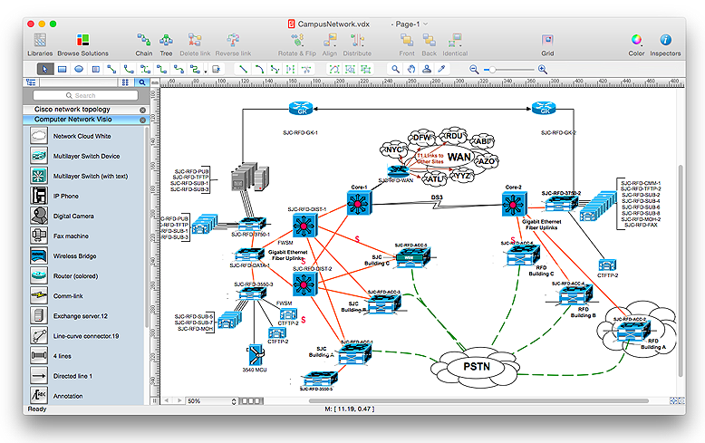 conceptdraw pro opens visio xml (vdx)