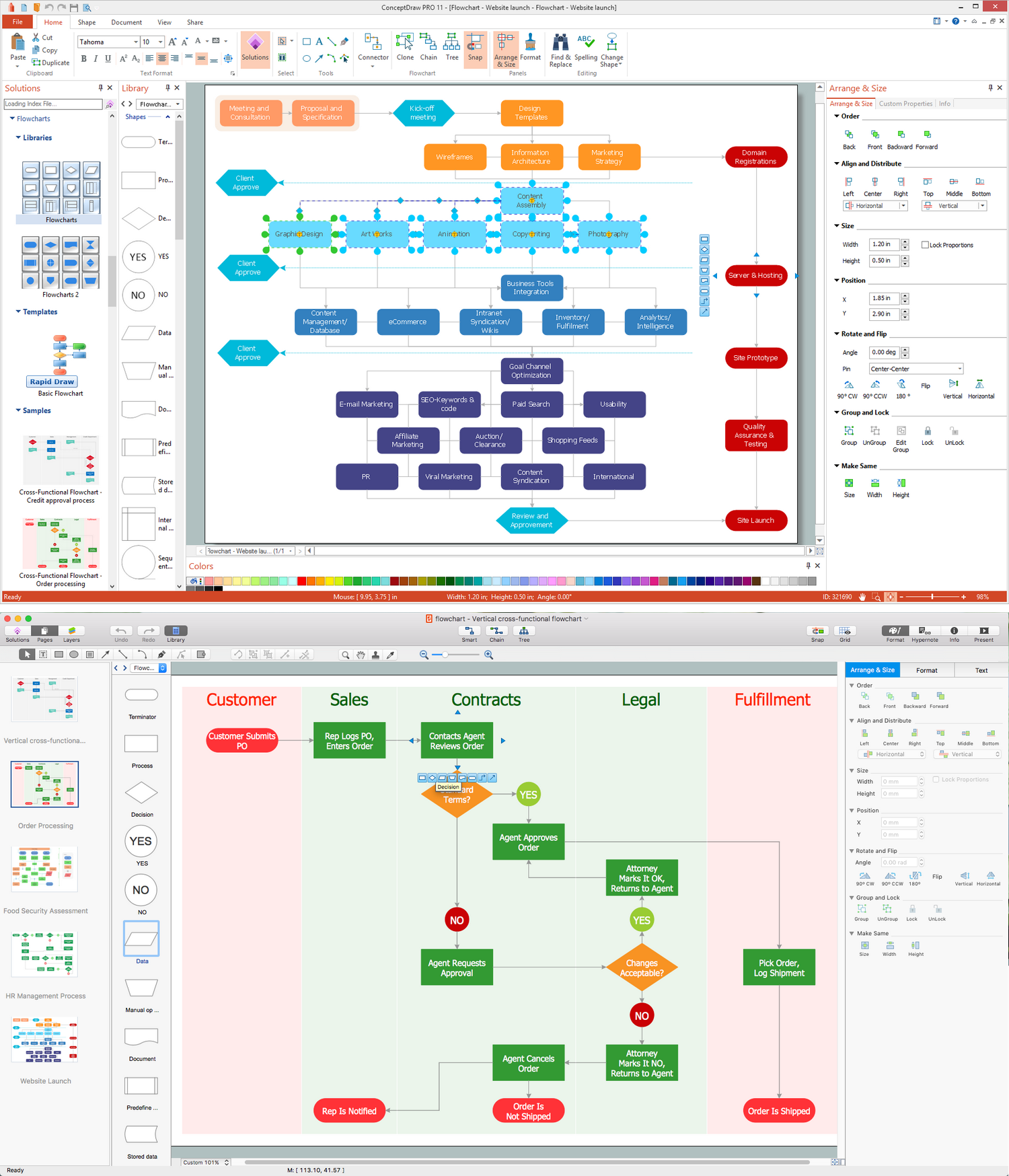 Warehouse Flowchart. Flow chart Example, workflow diagram ... draw a process flow diagram 