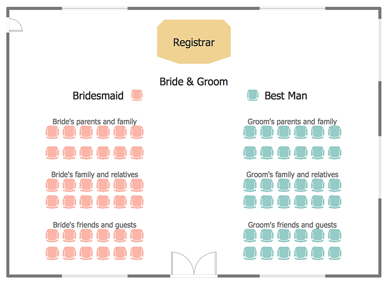 Wedding Ceremony Seating Chart Template