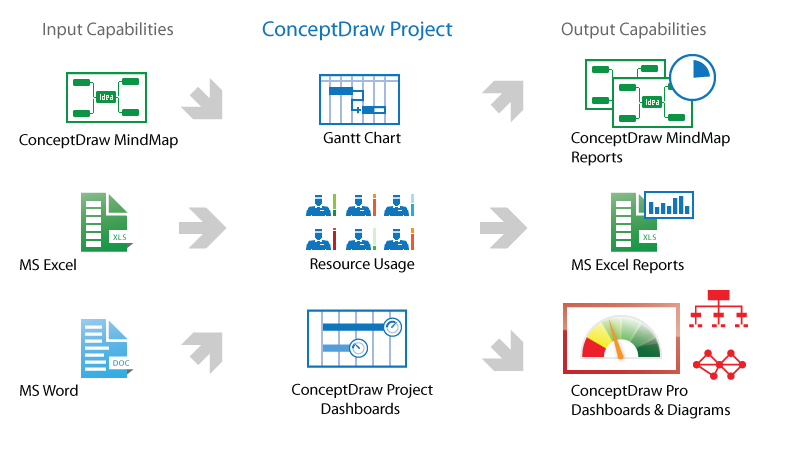 Project Management Inputs And Outputs Chart