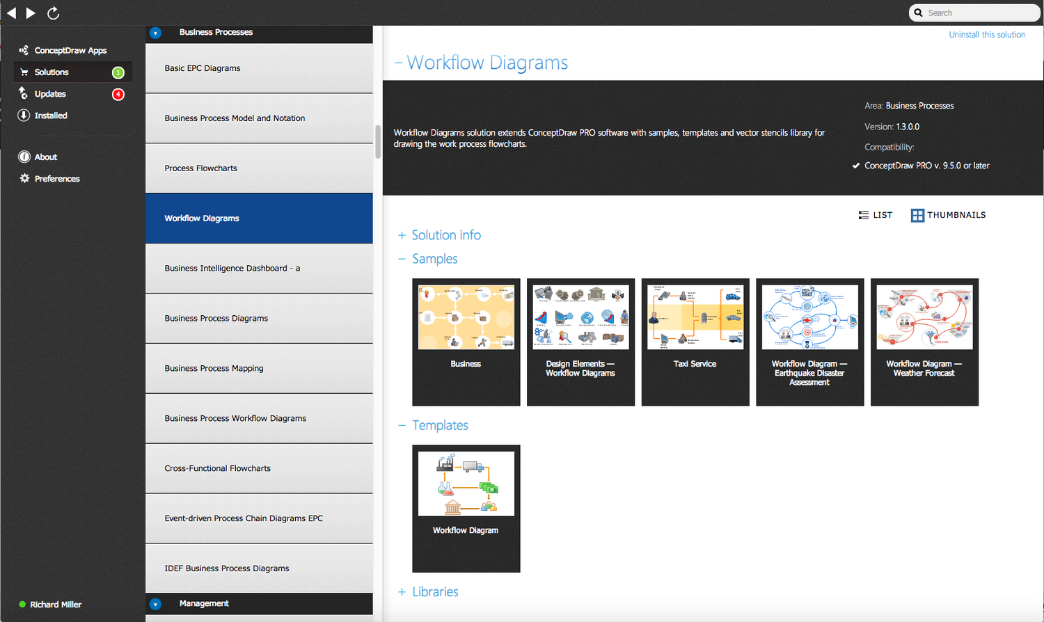 Workflow Diagrams Solution in ConceptDraw STORE
